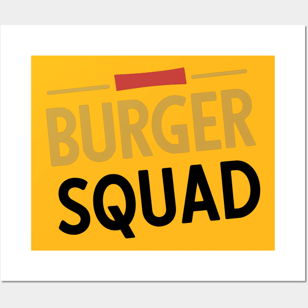 Burger Squad Wall Art by RazorDesign234